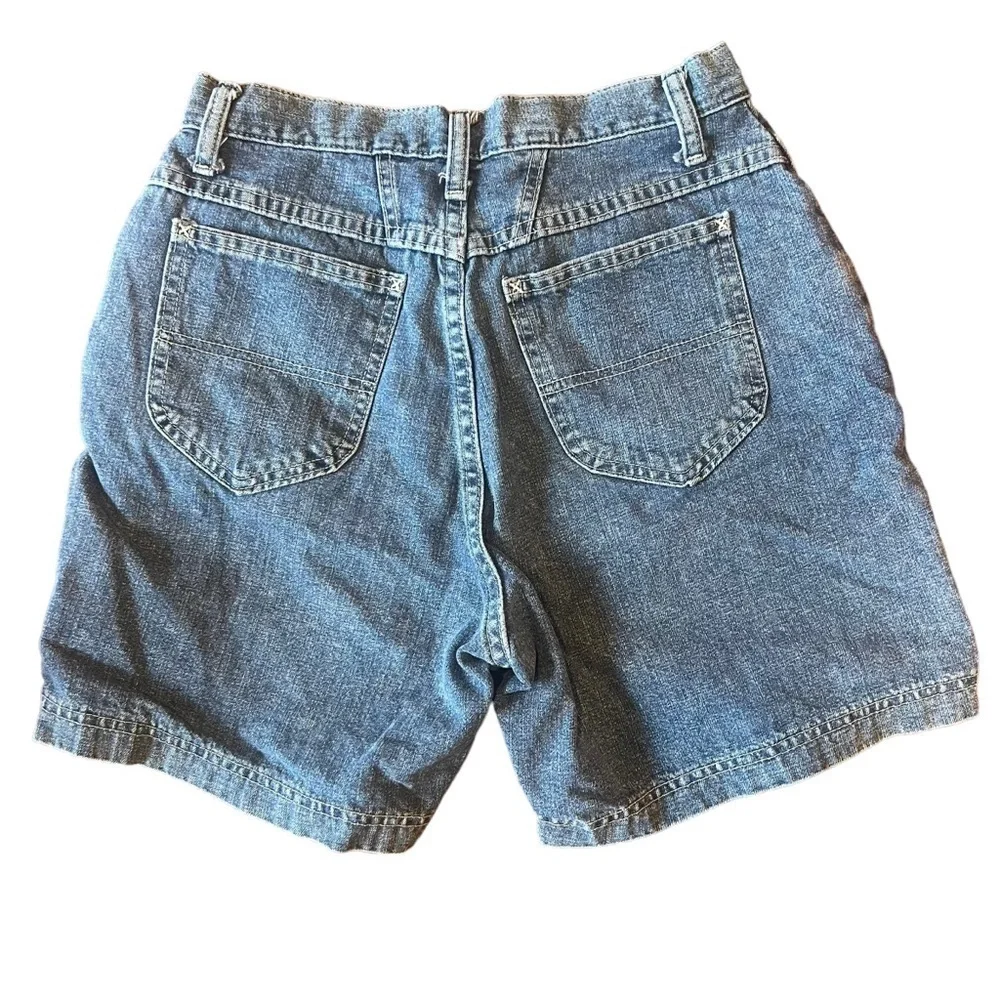 Lee Rider’s Vintage Mom Jeans Shorts Size: 6 90s Retro Denim Blue High Waist